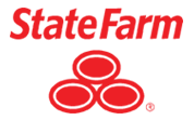 A logo of State Farm